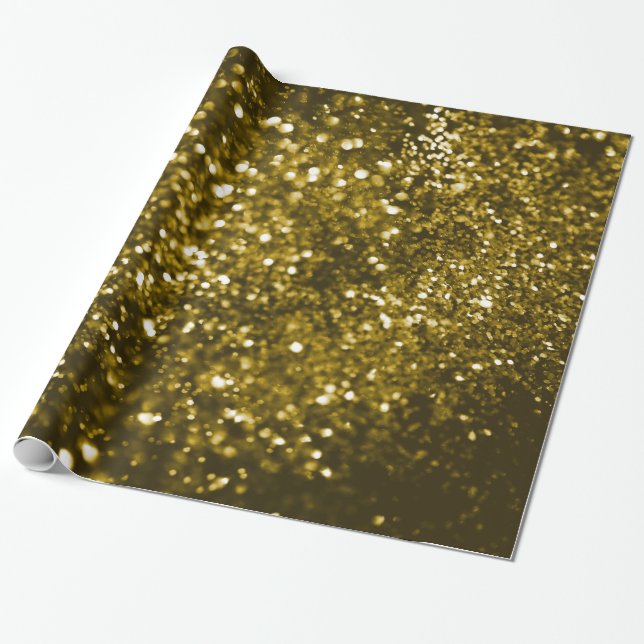 CADEAU LUXE GOLD SHIMMER REGARDER PAPIER PAPIER PAPIER CA (Déroulé)