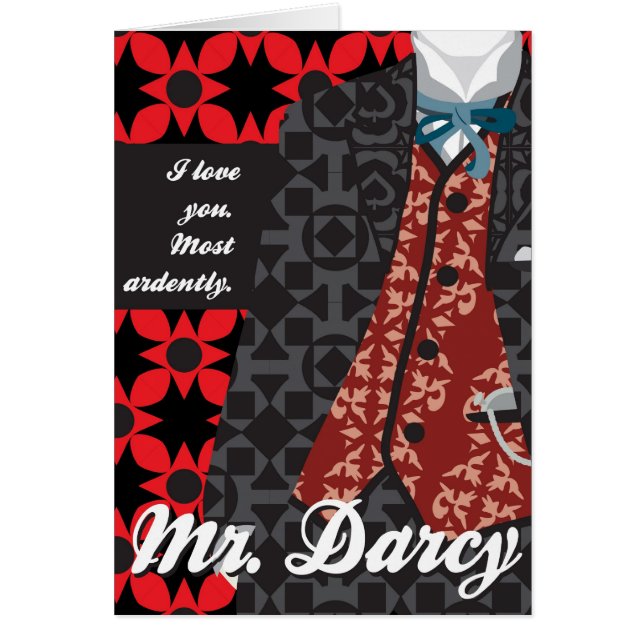 Cadeau "M. Darcy " de fierté et de préjudice de (Devant)