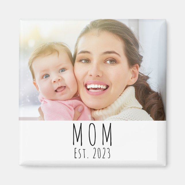 Cadeau Magnet Photo de Maman (Devant)