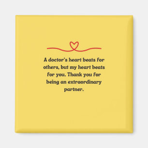 Cadeau Magnet pour partenaire médecin