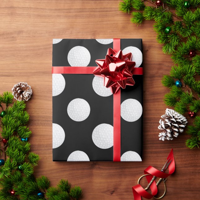 Cadeau Mangez du papier d'enveloppement de golf du sommei (Cadeau de vacances)