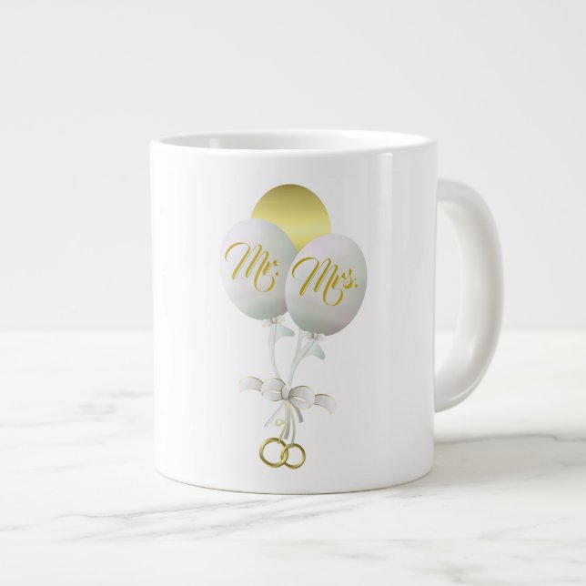 Cadeau mariage - Jumbo Mug (Devant droit)