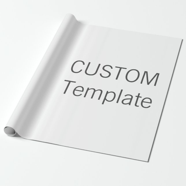 Cadeau MATTE faite sur commande 30" de papier d'emballage (Déroulé)