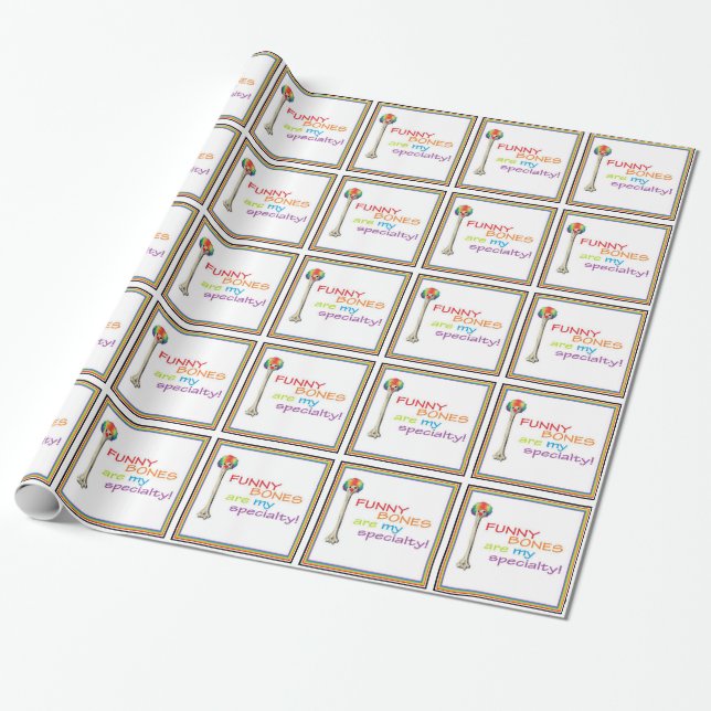 Cadeau Médecin emballant du papier (Déroulé)