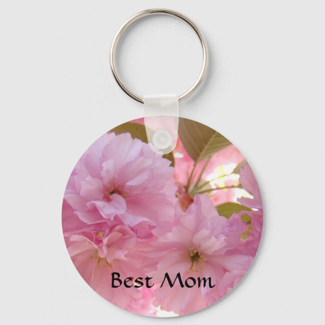 CADEAU MEILLEURE MÈRE Fleurs Porte-clés Floraison (Recto)
