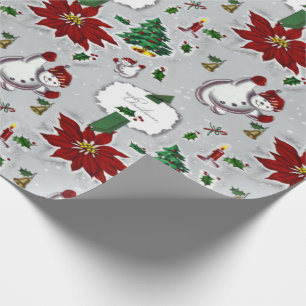 Cadeau Mélange de papier d'enveloppement moderne mi-siècl