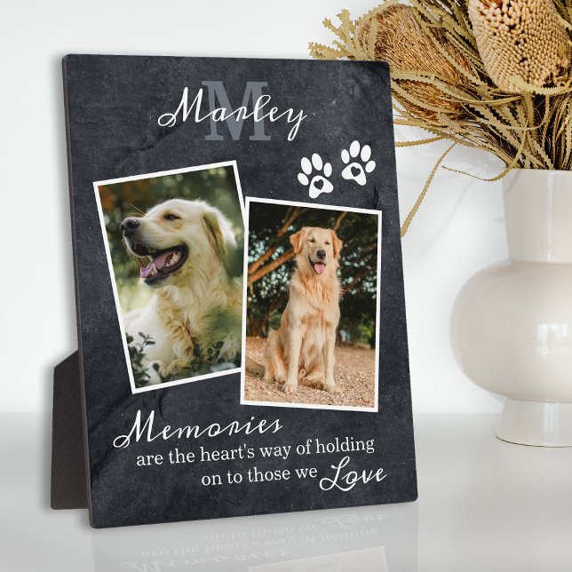 Cadeau Mémorial de Perte d'Animal Plaque Photo (Créateur téléchargé)