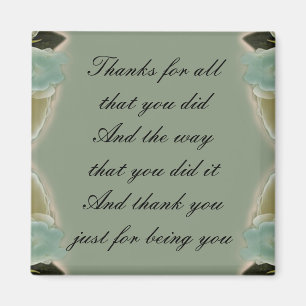 Cadeau Merci - Aimant