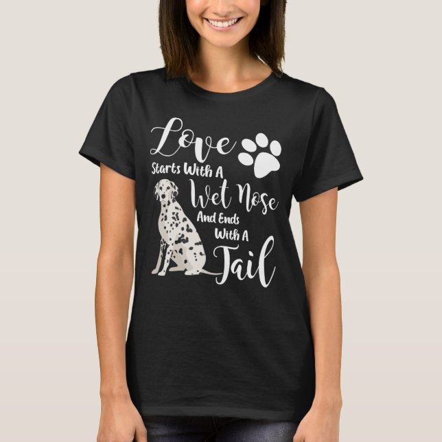 Cadeau mignon d'amoureux des chiens de T-shirt (Devant)