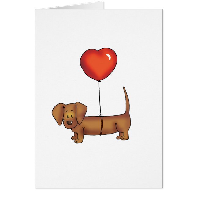 Cadeau mignon de teckel (Devant)