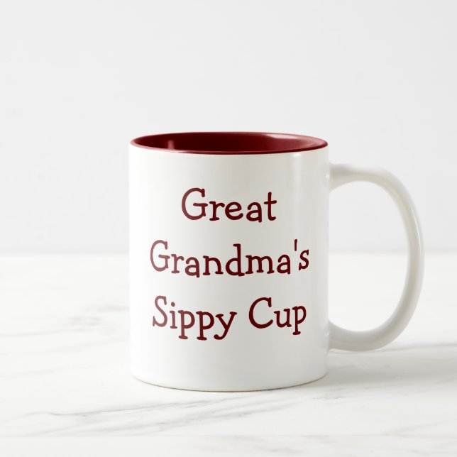 Cadeau mignon ! La tasse sippy de grand-mère (Droit)