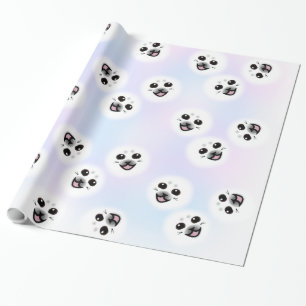 Cadeau Mignon superbe de papier d'emballage de visage de