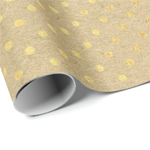 Cadeau Minimal élégant de petit de pois or de Papier