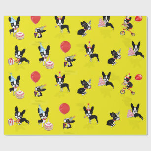 Cadeau Mirabelle, papier d'emballage d'anniversaire de