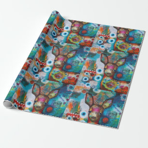 Cadeau Mon papier d'emballage de cerfs communs (mat)