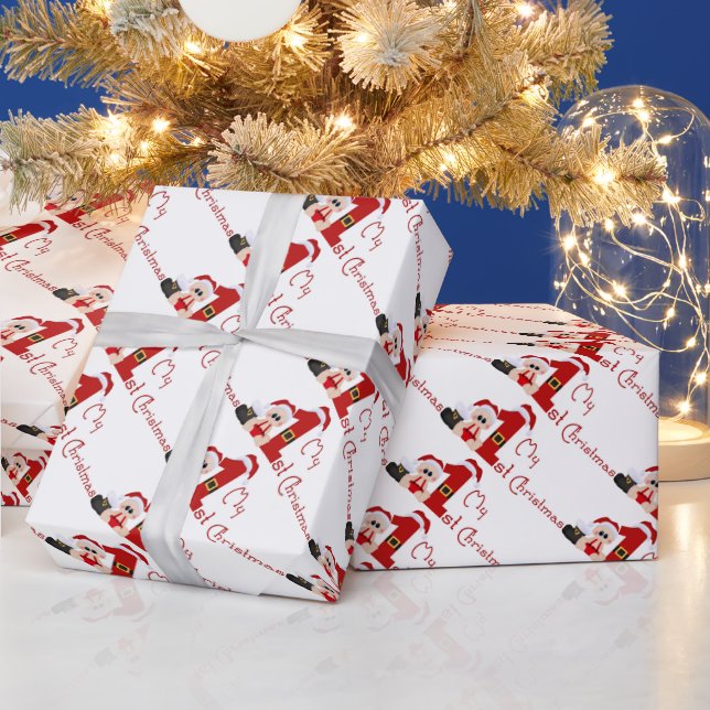 Cadeau Mon premier papier d'emballage pour bébé unisex de (Vacances)