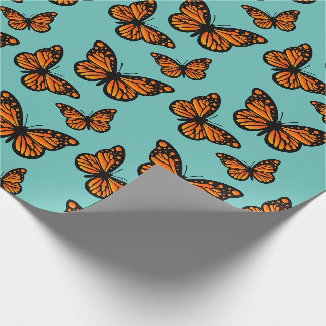 Cadeau Monarch Papillon Design - Papier d'enveloppement m (Coin)
