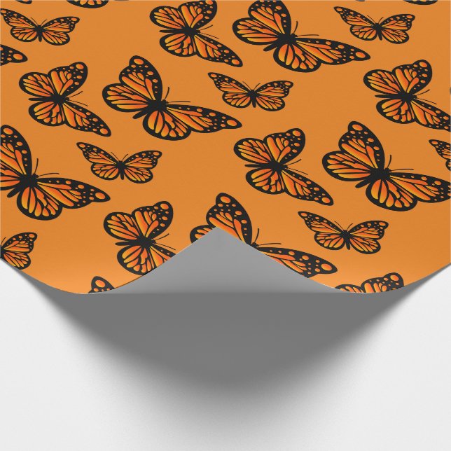 Cadeau Monarch Papillon Design - Papier d'enveloppement m (Coin)