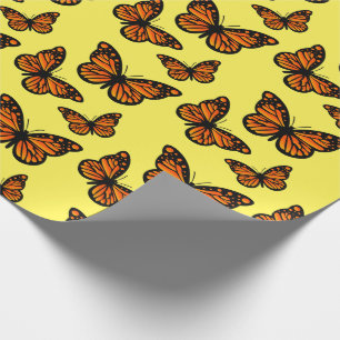 Cadeau Monarch Papillon Design - Papier d'enveloppement m