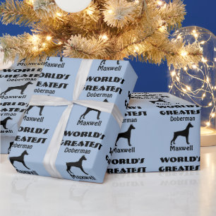 Cadeau Mondes plus grand Doberman Doberman papier d'envel