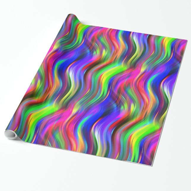 Cadeau Motifs Abstraits 43A Papier à envelopper (Déroulé)