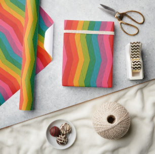 Cadeau Motifs Abstraits 65A & B Options Papier d'emballag