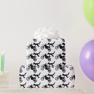 Cadeau Motocross Dirt Bike Anniversaire Papier d'envelopp