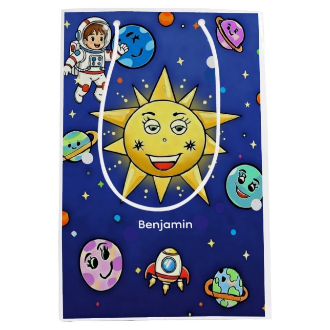 Cadeau Moyen Sac de cadeaux Enfance Rêvée (Devant)