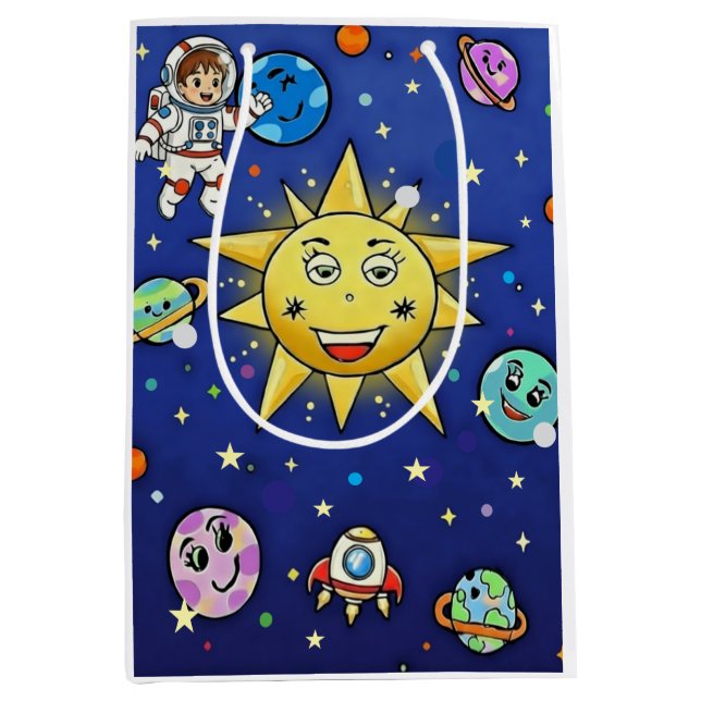 Cadeau Moyen Sac de cadeaux Enfance Rêvée (Devant)