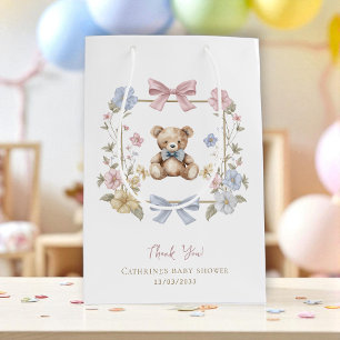 Cadeau Moyen Sac en Merci de Baby shower en  Pastel