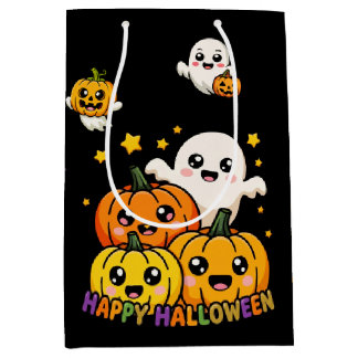 Cadeau Moyen Sac fourre-tout de bonbons pour Halloween Trick or