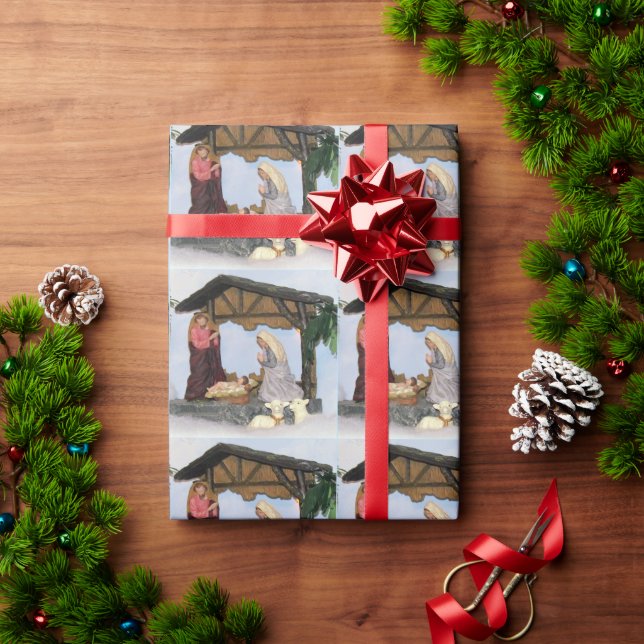 Cadeau Nativité - Creche Christmas Village Papier (Cadeau de vacances)