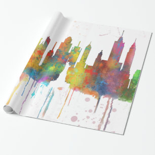 Cadeau NEW YORK, HORIZON de NY - papier d'emballage