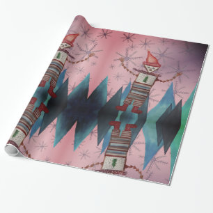 Cadeau Noël, Papier d'emballage du Nouvel An