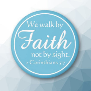Cadeau ! Nous marchons par la foi Aimant