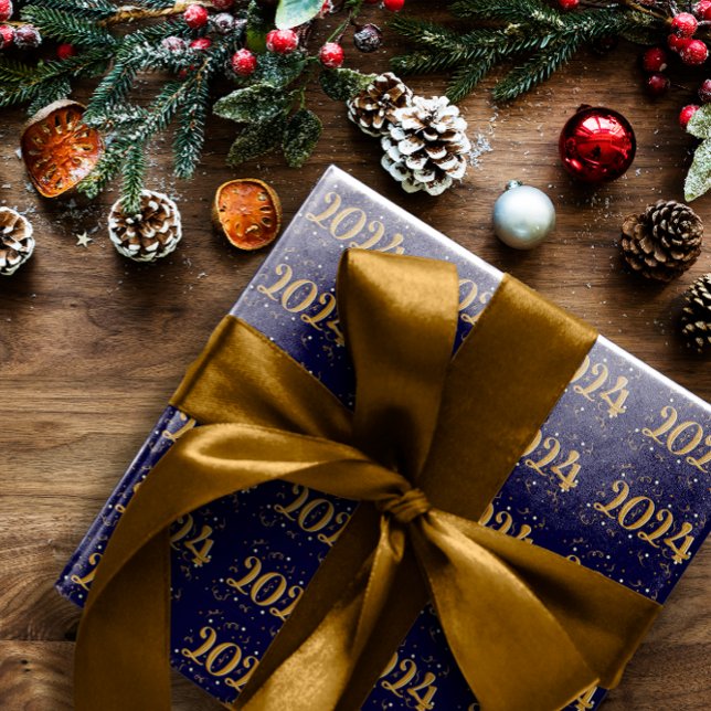 Cadeau Nouvel an 2024 Papier d'enlèvement de la Marine (Créateur téléchargé)