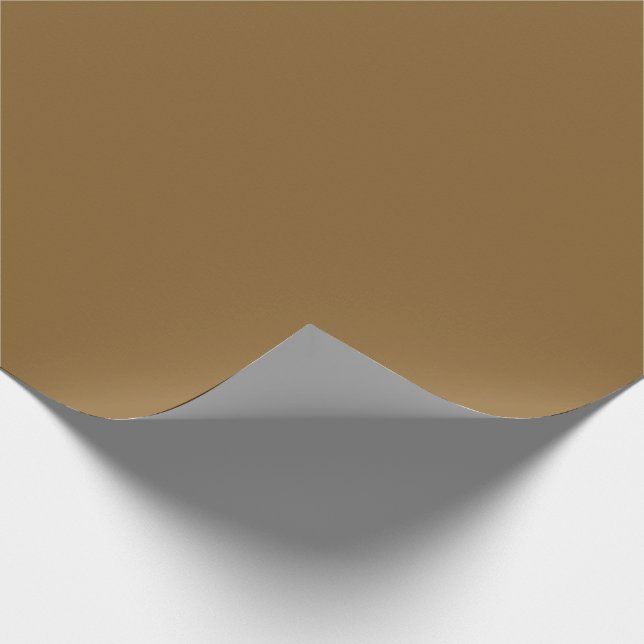 Cadeau Ocre | Papier d'emballage (Coin)