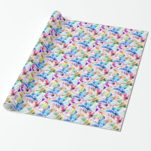 Cadeau Orchidées 1 Papier d'emballage