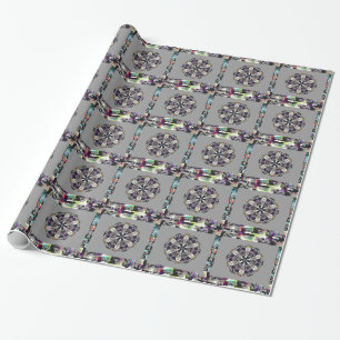 Cadeau Ornement moderne - papier d'emballage