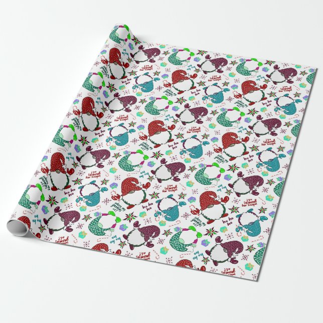 Cadeau Où Sont Mes Gnomies ? Papier d'enrobage pour petit (Déroulé)