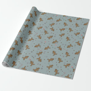 Cadeau Pain d'épices de Noël Papier à envelopper