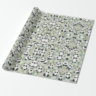 Cadeau Panda Magic : Conception de papier d'enveloppement