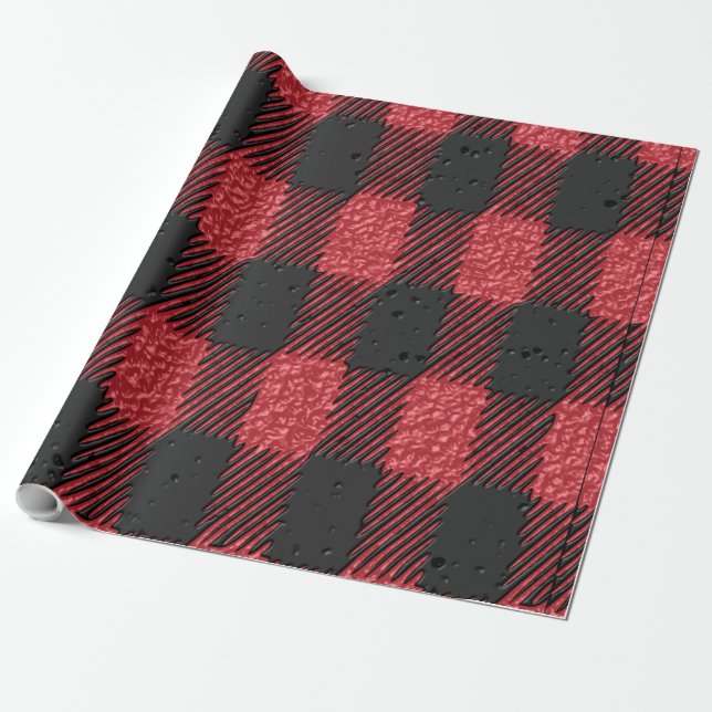 Cadeau Papier à carreaux rouges (Déroulé)