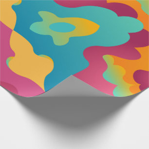 Cadeau Papier à Cravate psychédélique - Papier à envelopp