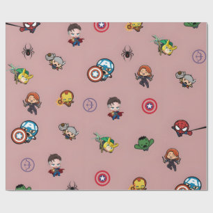 Cadeau Papier à enveloppement à thème Avengers   Marvel S