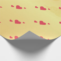 Papier à enveloppement à thème d'amour