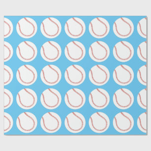 Cadeau Papier à enveloppement à thème de baseball