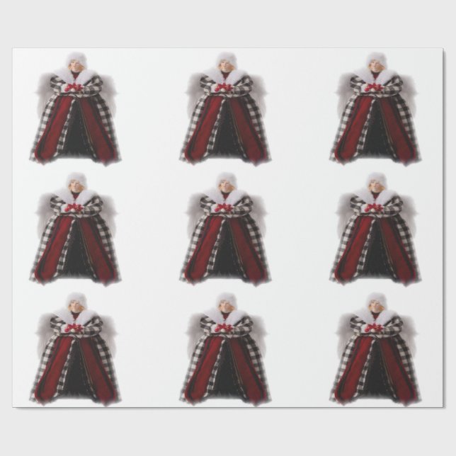 Cadeau Papier à enveloppement Angel de Noël (Plat)