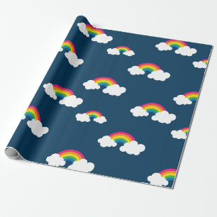 Cadeau Papier à enveloppement arc-en-ciel