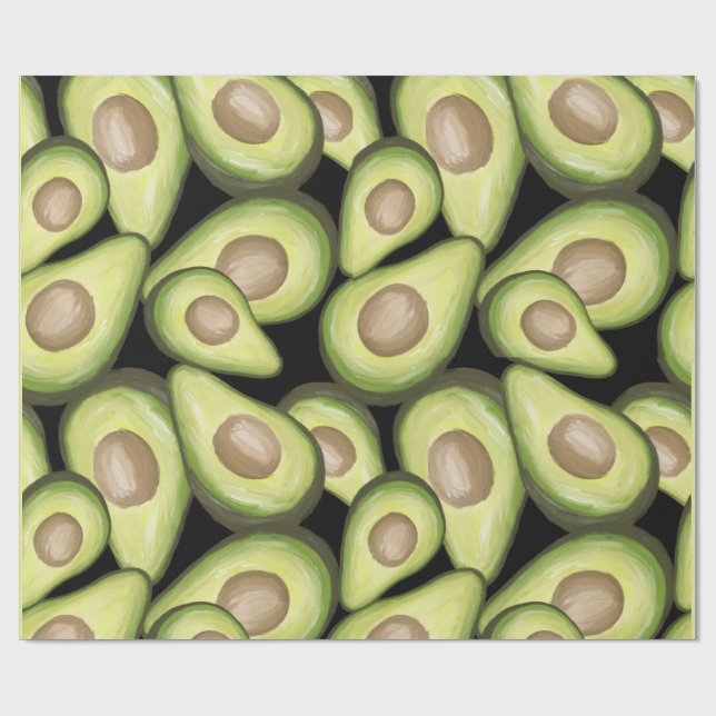 Cadeau Papier à enveloppement Avocado (Plat)